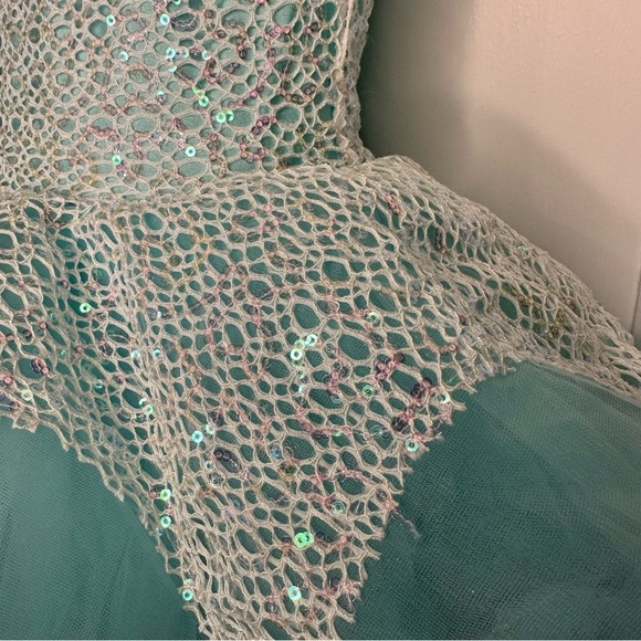 Revolution Dance Costume Small child RC21601 Blue White Tutu Tap Ballet Jazz - Picture 4 of 11